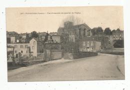 Cp, 85,  POUZAUGES ,  Vue D'ensemble  Du Quartier De L'église, Vierge, Lib. Poupin - Pouzauges