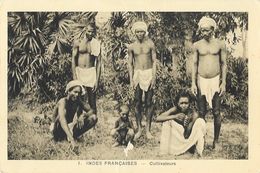 Indes Françaises: Groupe De Cultivateurs - Carte Braun & Cie N° 1 Non Circulée - Asien