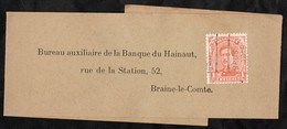 Bande Journal Affranchie Avec Un Préoblitéré Envoyée De Bruxelles Vers Braine Le Comte En 1919 - Roller Precancels 1910-19