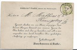 BRS092 / POSEN 1873, Mi.Nr. 17 Als Einzelfrankatur - Covers & Documents