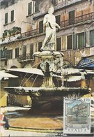 ITALIA - FDC MAXIMUM CARD 1976 - FONTANA DI MADONNA VERONA - ANNULLO SPECIALE  VERONA - Cartoline Maximum