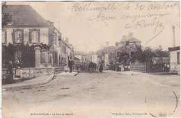 51 - BETHENIVILLE - La Rue De Munet - 1904 / Carte Précurseur - Bétheniville