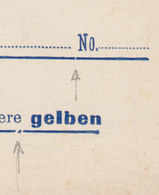 Germany Postal Stationery Ganzsache 2 Pf. Correspondenz-Karte Stadtbrief-Verkehr MANNHEIM ERROR Variety (2 Scans) - Private & Local Mails