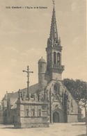 CPA - France - (29) Finistère -  Confort-Meilars - L'Eglise Et Le Calvaire - Confort-Meilars