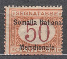 Italy Colonies Somalia 1906 Segnatasse Sassone#6 Mint Hinged - Somalia