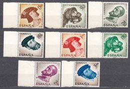 Spain 1958 Mi#1121-1128 Mint Never Hinged - Unused Stamps