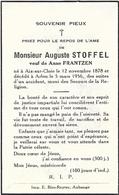 Auguste Stoffel Aix Sur Cloie 12 Nov 1878 Arlon 1956 - Aubange