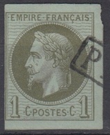 #135 COLONIES GENERALES N° 7 Oblitéré PD Dans Un Rectangle (Réunion) - Napoléon III