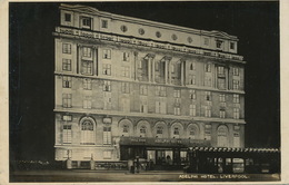 Real Photo Liverpool Adelphi Hotel  P. Used With Advert Empire Exhibition Glascow 1938 To Cuba - Liverpool