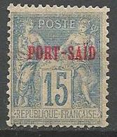 PORT-SAID N° 9 NEUF* TRACE DE CHARNIERE TB / MH - Nuevos