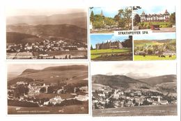 FOUR STRATHPEFFER ROSS & CROMARTY SCOTLAND POSTCARDS - Ross & Cromarty