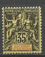 ANJOUAN N° 17 NEUF*  CHARNIERE TB  / MH - Unused Stamps