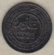 Protectorat Français. 1 Mouzouna (Mazouna) AH 1321 – 1903 Birmingham, En Bronze , Lec# 25 - Morocco