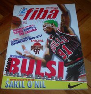 Dennis Rodman Chicago Bulls FIBA BASKET Yugoslavian June 1997 ULTRA RARE - Magazines