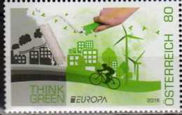2016 Austria Europa CEPT Living Green-1v MNH** Paper MI 3268 - 2011-2020 Unused Stamps