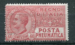 Regno D'Italia -  Posta Pneumatica 1925 - N. 9 ** MNH - Pneumatic Mail