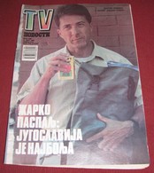 Dustin Hoffman TV NOVOSTI Yugoslavian March 1989  VERY RARE - Magazines