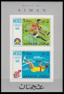 1968	Ajman	255-256/B32b	1968 Olympic Games In  Mexiko	12,00 € - Zomer 1968: Mexico-City