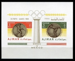 1968	Ajman	349-50/B75b	1968 Olympic Games In  Mexiko - Zomer 1968: Mexico-City