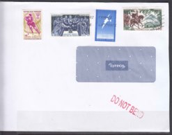 France Modern Cover Travelled To Serbia - Documents Of Postal Services