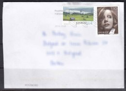 Sweden Modern Cover Travelled To Serbia - Storia Postale