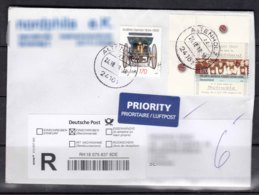 Germany Modern Cover Travelled To Serbia - Storia Postale