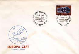 1969 - FINLANDIA - EUROPA - BUSTA FDC.+4 - Covers & Documents