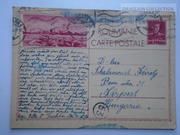 D163205 Romania Carte Postala Ploiesti Petrole  - Fratelia -  Kispest Hungary 1941 - 2de Wereldoorlog (Brieven)