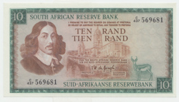 South Africa 10 Rand 1975 AUNC Pick 113c  113 C - Sudafrica