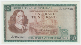 South Africa 10 Rand 1975 AUNC Pick 113c  113 C - Sudafrica