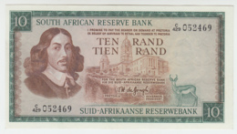 South Africa 10 Rand 1975 AUNC Pick 113c  113 C - South Africa