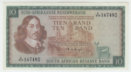 South Africa 10 Rand 1975 AUNC Pick 114c  114 C - South Africa