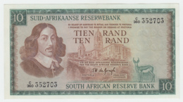 South Africa 10 Rand 1975 AUNC Pick 114c  114 C - South Africa