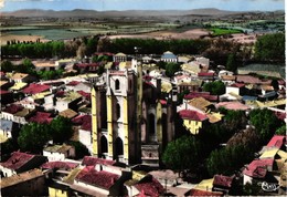 34 ...CAPESTANG .. VUE SUR LA CATHEDRALE .. 1966 - Capestang