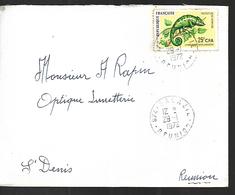 Réunion   Lettre     Du   29   01  1972 De  Salazie  (   7384 Habitants  Réunion  )   Pour  Saint Denis - Covers & Documents