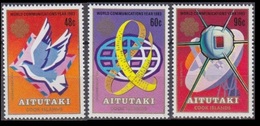 1983	Aitutaki	496-498	Satellite Dish	5,20 € - Oceania