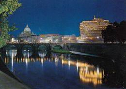 Cp , ITALIE , ROMA , Pont Et Château Saint-Ange - Pontes