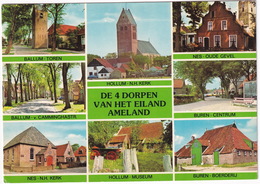 De 4 Dorpen Van Het Eiland Ameland - (Wadden, Holland) - Ballum, Nes, Hollum, Buren - Ameland