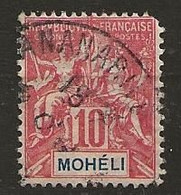 Timbre Moheli Yvert N° 5 - Usati