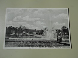 ALLEMAGNE BADE-WURTEMBERG  BAD DÜRRHEIM I. SCHWARZWALD KURHAUS U. KURPARK M SPRINGBRUNNEN - Bad Duerrheim