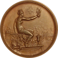 SUIZA. MEDALLA DEL FESTIVAL DE TIRO EN WINTERTHUR. 1.895 - Gewerbliche