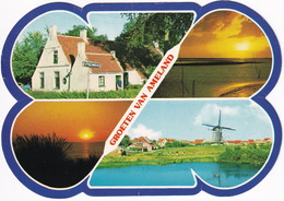 Groeten Van Ameland , 'Vermaningspad', Molen  - (Wadden, Holland) - Ameland