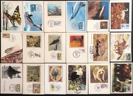 France Cartes Maximum - Lot De 18 Cartes Maximum - Thématique Animaux - Colecciones & Series