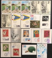 France Cartes Maximum - Lot De 19 Cartes Maximum - Thématique Sport - Collections, Lots & Series