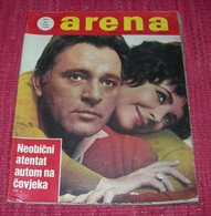 Elizabeth Taylor Richard Burton - ARENA Yugoslavian February 1970 EXTREMLY RARE - Magazines