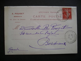 France Carte Postale A.Pouget Bordeaux 1914 - Tarjetas Cartas