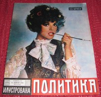 Elsa Martinelli ILUSTROVANA POLITIKA Yugoslavian January 1968 ULTRA RARE - Magazines