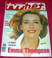 Emma Thompson  TVR HET Hungarian February 1999 RARE - Magazines