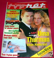 Ethan Hawke And Uma Thurman TVR HET Hungarian April 1998 RARE - Magazines