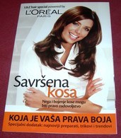 Eva Longoria LOREAL L'OREAL Advertising Book Serbian VERY RARE - Magazines
